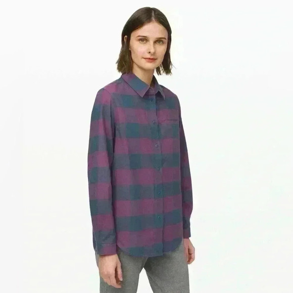 lululemon athletica Tops - Lululemon Full Day Ahead Shirt
Revive Plaid Night Diver Galactic Grape